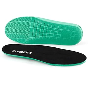 riemot Solette Scarpe in Comfort Foam,Solette Sportive per Assorbimento Degli Urti e Ammortizzazione,Supporto Arco Suole Scarpe per Uomo e Donna,Inserti per Scarpe Traspirante di Ricambio,36-46 EU