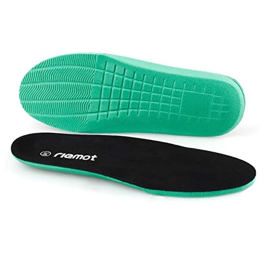 Riemot Plantillas Confortables de Reemplazo para Zapatos Hombres Mujeres, Plantillas Absorción de Impacto Amortiguación para Botas de Trabajo Zapatos para Correr Entrenadores