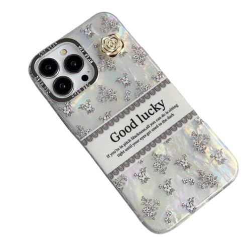 Image of PEEPERLY Back Cover Case for iPhone 13 Pro Max Scratch Resistant Anti-Slip TPU Shockproof Protective Durable Luxury Floral Pattern Case for Girls & Women