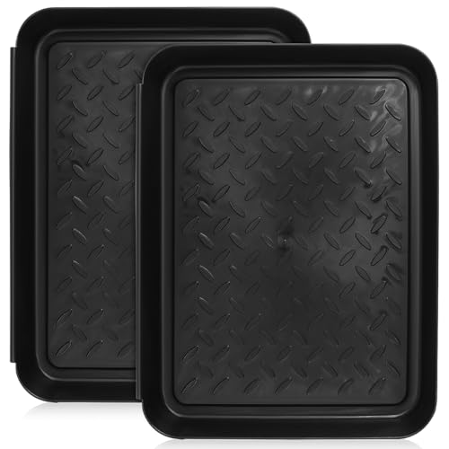 Tapis de chaussures multifonction étanche à bords surélevés - 2