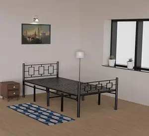 Sahni Foldable Furniture Modern Single Bed Without Mattress (6ft x 3 ft)