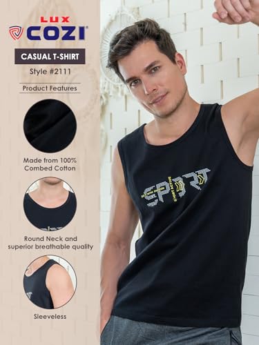 Image of Lux Cozi Men's Printed Regular Fit Vest