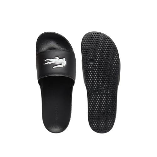 Lacoste Men's Serve Slide 0.0, White & Green Croc, 104
