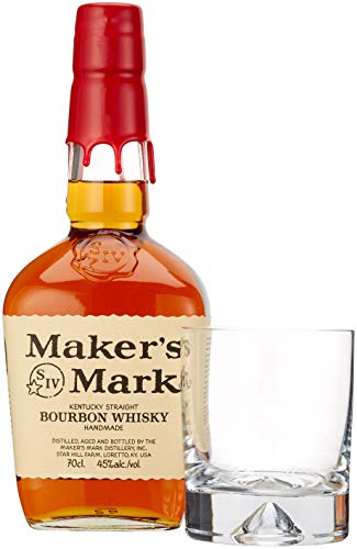 Bild: Maker's Mark | Handgemachter Kentucky Straight Bourbon Whisky | 45 % vol | 700 ml Einzelflasche f�r 33,99 EUR (-7%) statt 27,99 EUR bei amazon.de