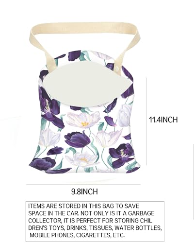 Image of Hanging Car Trash Can and Bag for Accessories