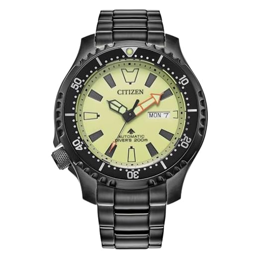 Citizen Relógio masculino Eco-Drive Promaster Dive automático de aço inoxidável IP preto, bisel rotativo (modelo: NY0155-58X), Preto, Relógio de Mergulho