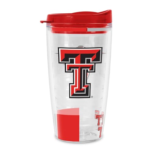 Rico Industries NCAA Texas Tech Red Raiders Double Wall 16oz Tritan Tumbler