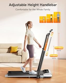 TOPUTURE Foldable Walking Pad with 12% Incline, Folding Under Desk Treadmill for Home/Office 6 in 1, Adjustable Portable Compact Treadmill with Remote Control, 300lbs Capacity, APP & LED Display