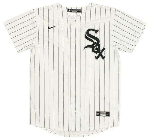 Outerstuff MLB Chicago White Sox Boys Youth White Replica Jersey - Medium (10-12)