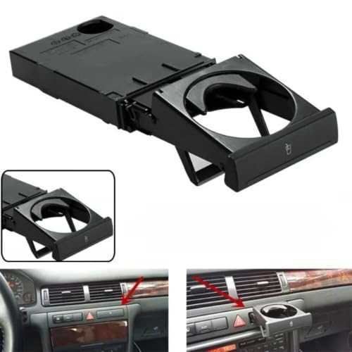 Porte-gobelet console centrale rétractable pour réparer Audi A6 C5 - 3
