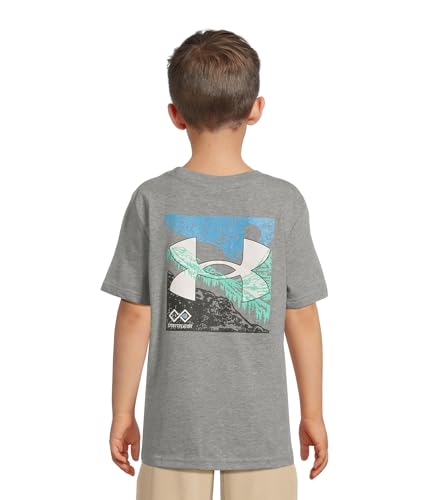 Image of Under Armour Boys' Short Sleeve Graphic T-Shirt, Soft & Comfortable, Outdoor Collection