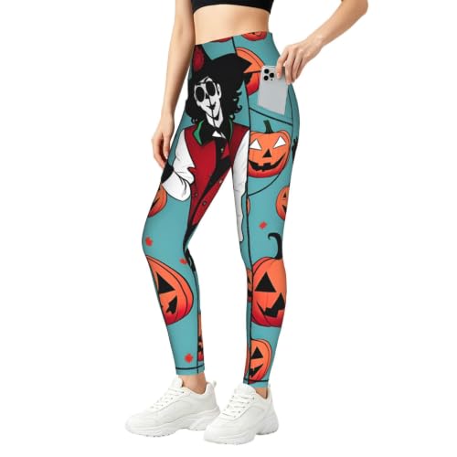 Leggings de Halloween para mujer EKPASVC y conjunto deportivo diario