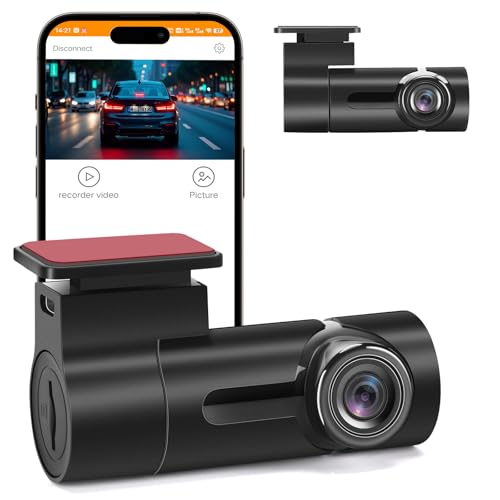 GITESI WiFi Dash Cam - Mini Dash Cam with Application