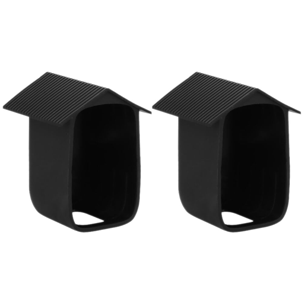 Funda protección cámara seguridad impermeable con visera parasol activa 8