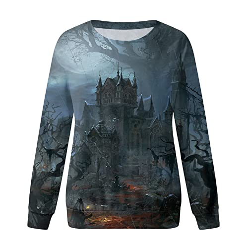 Roupas de outono para mulheres 2022 moletom feminino de cor sólida gola redonda manga longa pulôver