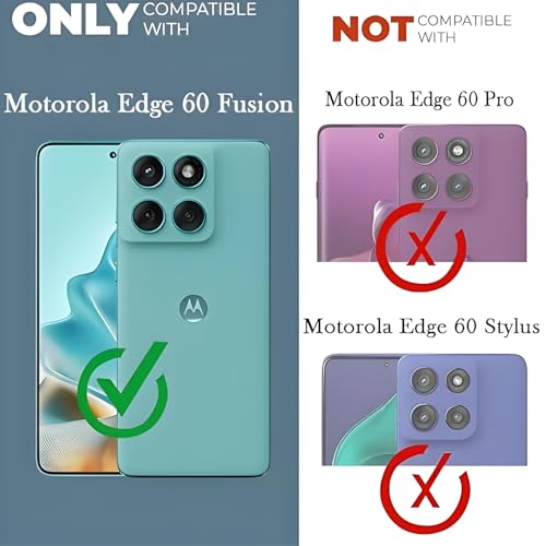 Image of Lifetime Anti-Yellow Clear Back Cover Case for Motorola Edge 60 Fusion 5G / Moto Edge 60 5G (Sleek Crystal Hard Back | Shockproof Protection with Camera Protection)
