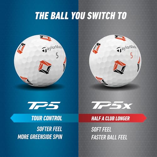 TaylorMade Golf 2024 TP5 PIX Golf Topları BİR Düzine