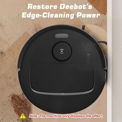 Image of 4-Pack Side Brush Compatible with Ecovacs Deebot N30 N30 Plus N30 Pro Omni, Replacement Side Brushes, Durable Nylon Bristles Edge Cleaning Brushes for Robotic Vacuum Cleaner Accessories (ED N30 SB4)