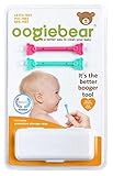 Oogiebear Nase Rotz und Ohrenschmalzreiniger für Neugeborene und Kleinkinder. Aspirator Alternative - 2er-Pack mit Etui - Himbeere Seeschaum