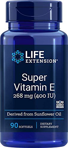 Life Extension Super Vitamin E 400 IU, 90 Softgel