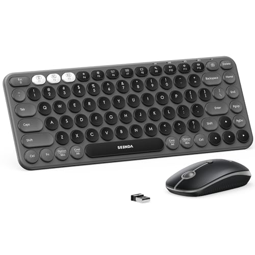 seenda Bluetooth Wireless Keyboard and Mouse Combo, COE...