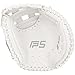 SSK FP5 Fastpitch Softball Catcher’s Mitt 33” – 34” Right & Left Hand Throw Premium Full Leather Softball Glove (White/Black, 33