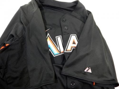 Miniatura 3 de 2012-13 Miami Marlins Fermin #60 Juego Usado Jersey ST BP 46 DP18407 - Juego Usado MLB Jerseys