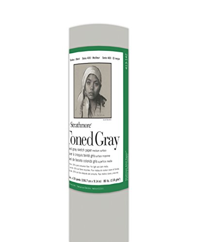 Image of Strathmore (413-142 400 Series Sketch Roll, Toned Gray