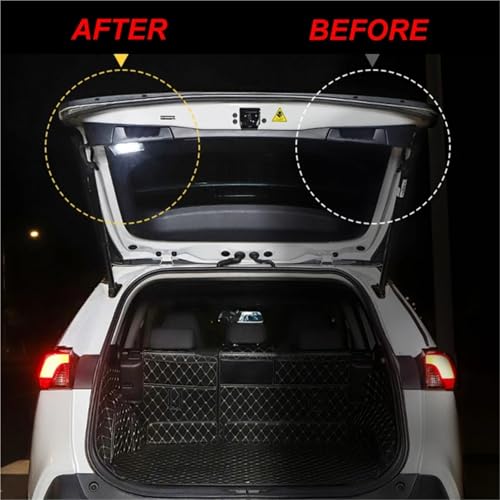 Luz trasera de maletero Toyota RAV4 con panel LED blanco de 5.ª gen 6