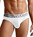 Calvin Klein Men's Steel Micro Hip Briefs, White, Medium