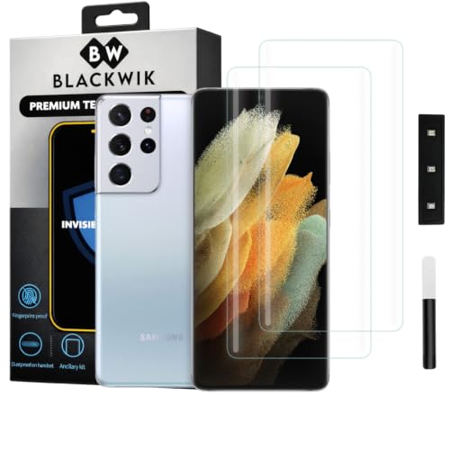 Image of Blackwik UV Curved Tempered Glass for Samsung S21 Ultra | 2-Pack