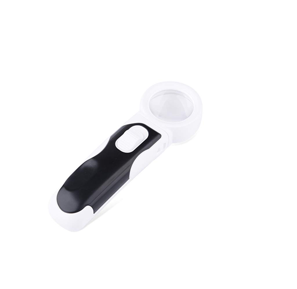 Loupe de poche 40 fois avec lumières pour expertiser les bijoux en brocante et salon