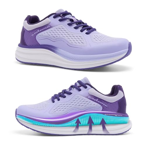 Women's Orthopedic Tennis Sports Casual Walking Shoes: Plantar Fasciitis Orthotic Swollen Feet Pain...