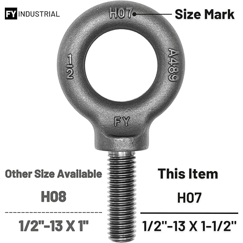 Image of Bulk Carton of 90 Pcs Lifting Shoulder Eye Bolts 1 /2 inch-13 X 1-1 /2 inch