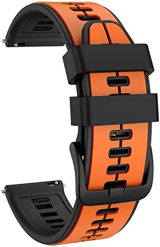 ISABAKE 22mm Strap for Garmin Vivoactive 4 / Venu 2 / Forerunner 255, Silicone Replacement Band for Samsung Galaxy Watch 3 45mm/Gear S3 Frontier/Classic