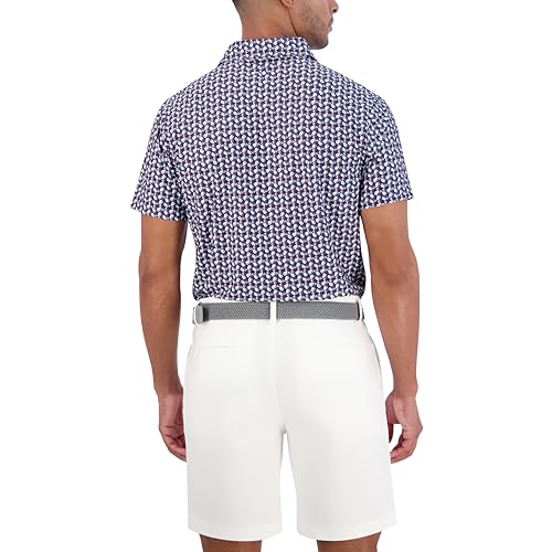 Camiseta polo para hombre Ben Sherman, manga corta, estampada, ajuste deportivo miniatura 3