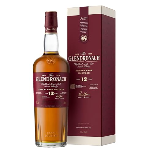 The Glendronach 12 Jahre - Premium Highland Single Malt Scotch Whisky - in edler Geschenkverpackung...