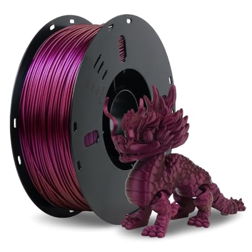 VOXELAB Chameleon HS PLA Filament 1.75mm+/- 0.02mm, Color Changeable Rapid PLA 3D Printer Filament, Max 500mm/s High Speed Printing, Changing Colors Filament 1kg Spool (2.2lbs),Abyssal Red
