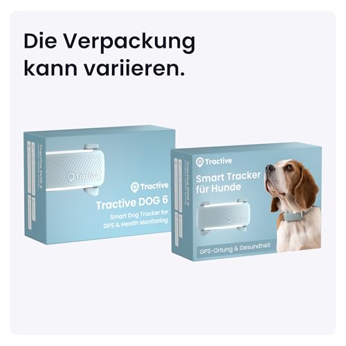 Tractive GPS Tracker Hund | 2025 Edition | Live-Ortung | Weglaufalarm | Aktivitätstracking | Gesundheitswarnungen | Bellverhalten | Empfohlen von Martin Rütter (Mint)