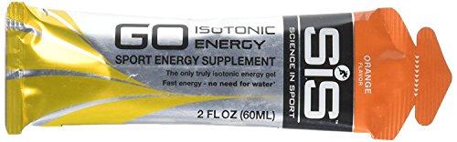 Image of Science in Sport Energy Gel Pack, SIS Isotonic Energy Gel, 22g Fast Acting Carbs, Performance & Endurance Gels, Orange Flavor - 2 Fl Oz (Pack of 6)