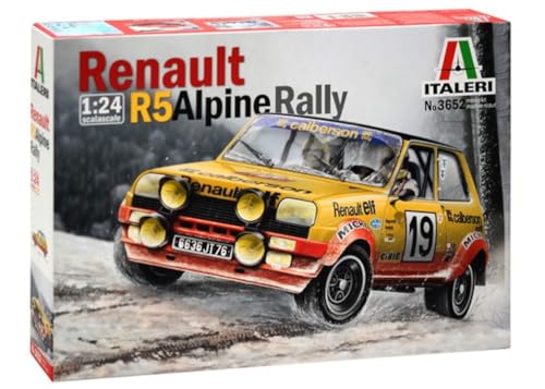 Maquette Renault 5 1/24 Platz ITALERI IT3652, kit ajustement parfait sans défaut d'assemblage