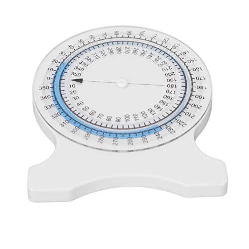 Physical Inclinometer, Scratch Proof Bubble Inclinometer Compact Rotary Dial Accurate ABS for Elbow Knee Joint
