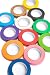 12 Rolls of Colored Masking Tape, 1 in x 60 yds; Great for DIY Label Making, Arts & Crafts, Home & Office. Includes Blue, Black, Yellow, Purple, White and many more. VIBRANT COLORS
