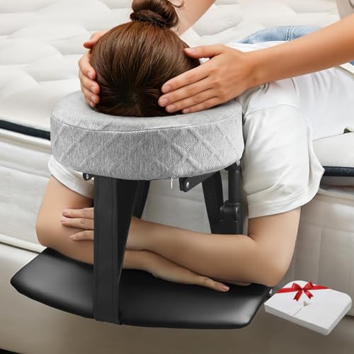 XYDongtong Massage Headrest for Bed Adjustable Headrest Face Pillow Cradle & Face Cushion Support Bracket Portable Massage Table Kit for Sleeping Mattress Face Down Pillow After Eye Surgery