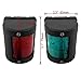 ISURE MARINE Boat Green Starboard and Red Port Side Black Stern LED Navigation Light 90° IP66 Anchor Signal Mast Light