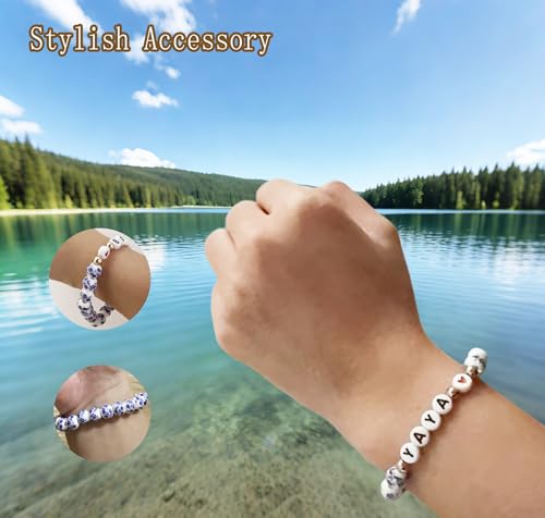 Zylaphia Yaya Bracelet - Yaya Gifts In My Grandma Era, Meaningful Bond Bracelet with Warming Gift Card for Women(7.16” Wrist/Daily Wear/Mother s Day/Birthday) by Zylaphia - Used condition - Image 4