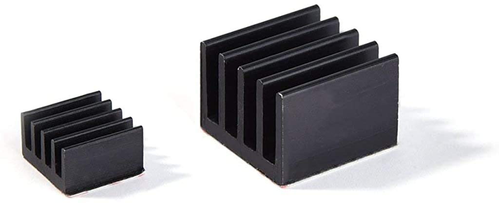 LoveRPi Anodized Performance Heatsink Set for Raspberry Pi 4 Model B (2 Sets)