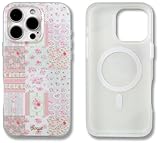 Sonix Case for iPhone 16 Pro Max | Compatible with MagSafe | 10ft Drop Tested | Plaid Floral | Patchwork Cottage