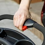 PawHut Hundewagen klappbar Hundebuggy für Hunde & Katzen bis 10 kg Katzenbuggy mit Netzfenstern Getränkbehalter Aufbewahrungskorb Katzenwagen Buggy Grau