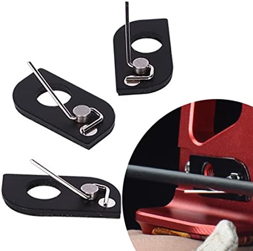 Black Stainless Steel Arrow Rest Archery RH LH Recurve Bow Arrow Rest Hunting Shooting Targeting Accessory(Pack of 3) (Right Hand)